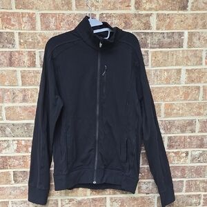 Lululemon Luon Mens Kung Fu Vent Tech Full Zip Jacket Black Size L